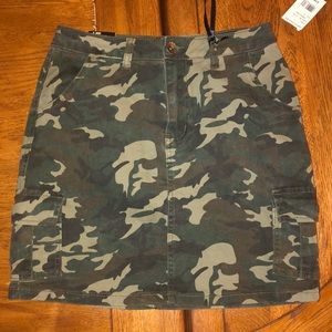 NEW Camouflage Cargo Style Skirt